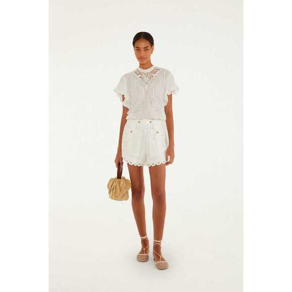 FARM Rio Pants - NWT FARM RIO Off-White Artisanal Short